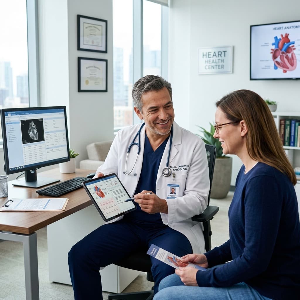 Blood, Heart & Pain patient consultation