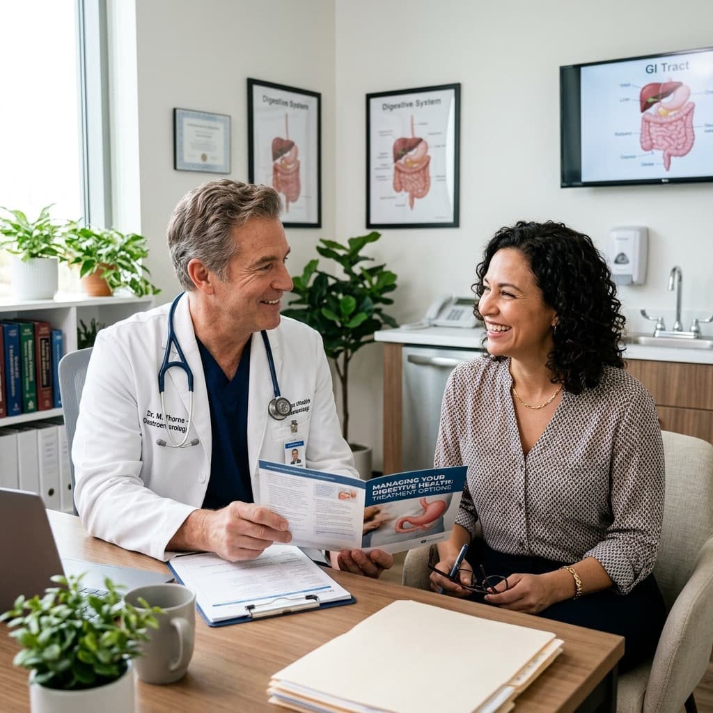 Gastroenterology patient consultation